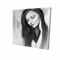 Fondo 12 x 12 in. Realistic Woman Portrait-Print on Canvas FO2791332